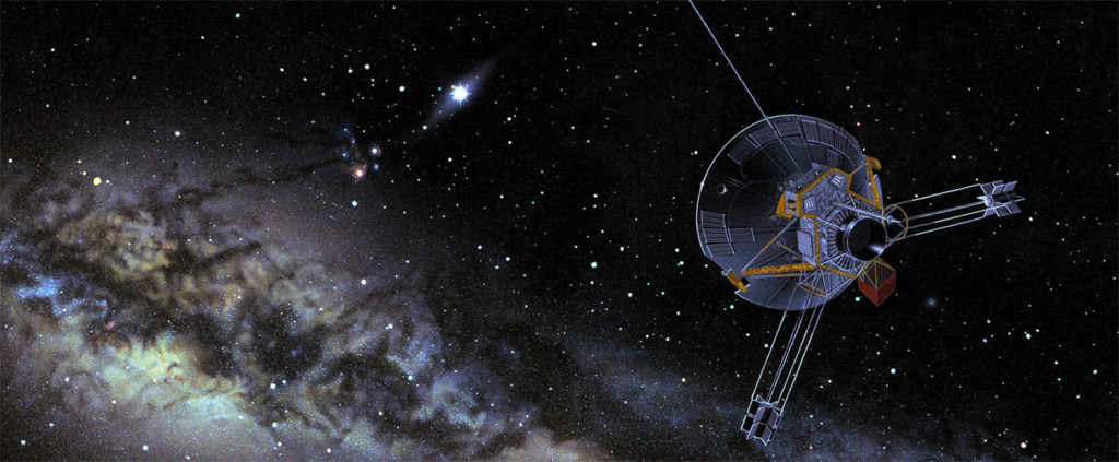 Pioneer 10 - Illustrazione artistica