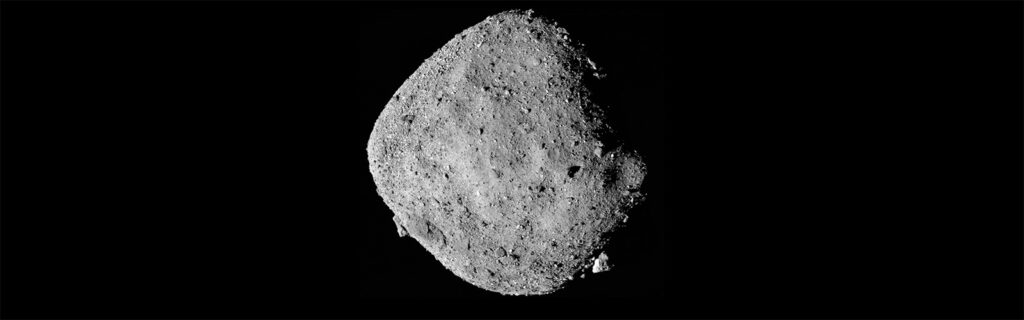 L'asteroide 101955 Bennu ripreso da una delle camere della sonda OSIRIS-REx