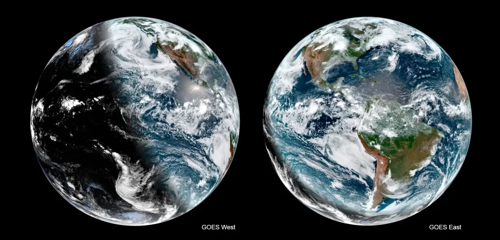 La Terra nel giorno del solstizio estivo - Foto satelliti GOES