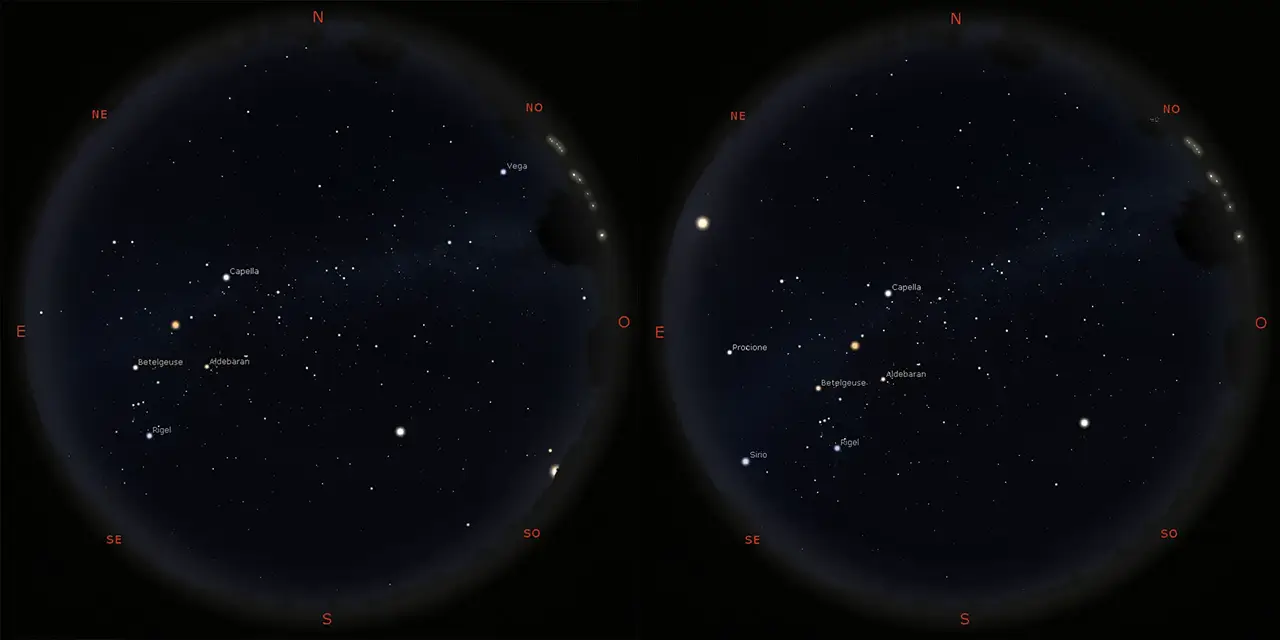 Costellazioni, pianeti e fasi lunari: il cielo dell'ultimo mese